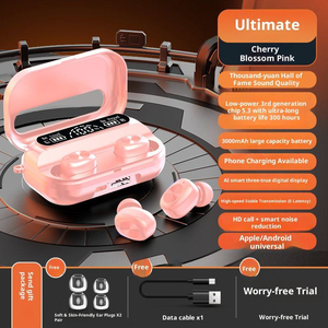 Écouteurs sans fil Bluetooth avec cordon de suspension, nouveau style intra-auriculaire, autonomie ultra longue, réduction du bruit - Product Image 6