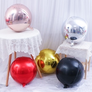 Ballons en feuille 4D parfaits <span class=keywords><strong>et</strong></span> ronds de 22 pouces, colorés, pour les décorations de fête d'<span class=keywords><strong>anniversaire</strong></span>, vente chaude - Product Image 4