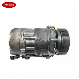 Haoxiang-compresor de aire acondicionado para coche eléctrico, 12V, A/C, CA, A, C, 1H0820803D, para VW <span class=keywords><strong>CADDY</strong></span> II, GOLF III, POLO, Passat 4 - Product Image 1