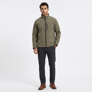 Veste softshell imperméable pour homme, randonnée, tactique, doublée en polaire, vêtements de travail, vente en gros, fournisseur direct d'usine, manteau d'hiver - Product Image 1
