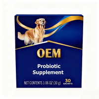 Compléments alimentaires vétérinaires pour chats, complément probiotique pour chats atteints de diarrhée, compléments alimentaires pour animaux de compagnie, poudre probiotique