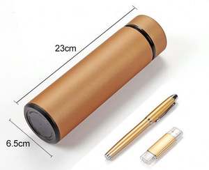 Business 4 Piece <b>Set</b> Company Business Gifts Vacuum Cup Pen <b>Notebook</b> U Disk Leather Luxury VIP Office Stationery Gift <b>Set</b> - Product Image 5