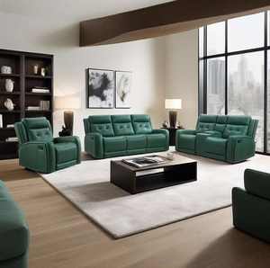 Fauteuils inclinables 3+2+1 places en cuir couleur personnalisée, style luxe léger <span class=keywords><strong>français</strong></span>, pour salon et home cinéma - Product Image 5