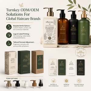 Wholesale Botanical Oil Control Liquid <b>Shampoo</b> with Ginger & Platycladus Polygonum 2-IN-1 Formula for Oily Hair - Product Image 2