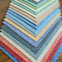 Rouleau de tapis en pvc de 3mm d'épaisseur revêtement de sol en plastique rouleaux de sol en vinyle homogène