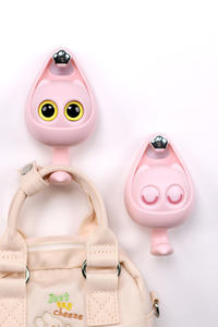 Gancho de pared creativo con diseño de búho para decoración del hogar, soporte para llaves sin perforaciones, gancho colgante de animales para pared - Product Image 2