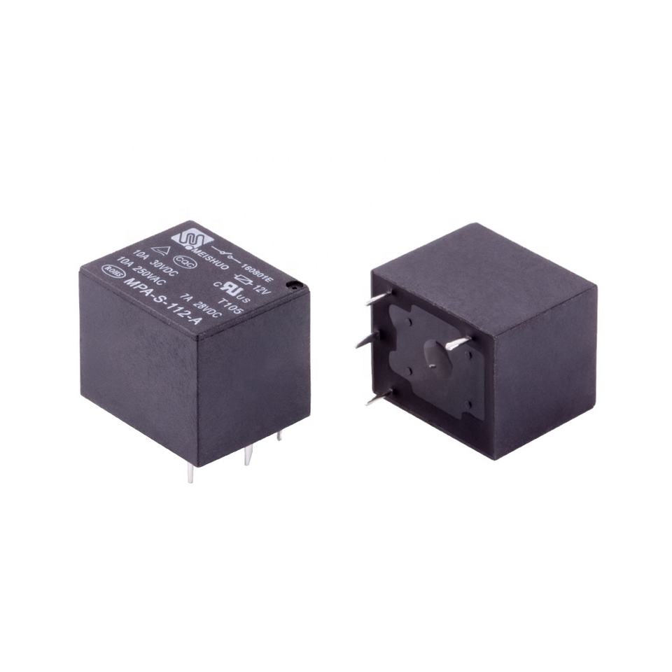 Meishuo MPA-S-112-A Micro Rele Small Relay 12v 10a Mini Hf3ff Relay 4 Pin Rele for Air Conditioner