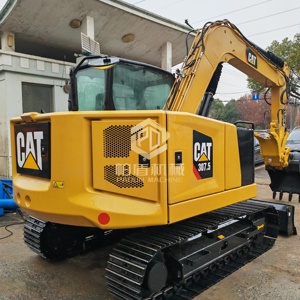 รถขุดตีนตะขาบขนาดเล็กมือสอง Cat 307.5 น้ำหนัก 7.5 ตัน รถขุดไฮดรอลิกขนาดเล็กยี่ห้อ Caterpillar สำหรับงานก่อสร้าง - Product Image 1