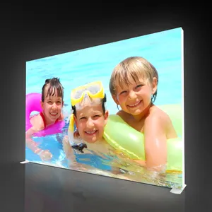 Tường hiển thị dễ dàng lightbox LED quảng cáo khung nhôm hồ sơ xách tay tiết kiệm nhân lực bán lẻ kết hợp vải hộp Đèn