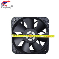 Ventilateur de refroidissement DC à grand volume d'air 12VDC 1.25A 2.80A Ventilateur à flux axial à cadre en plastique à lame en plastique 20060
