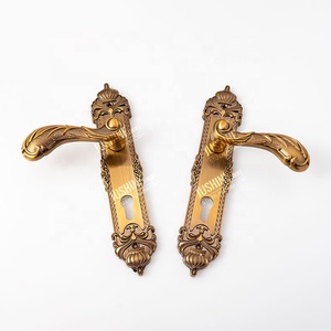 Manija <span class=keywords><strong>de</strong></span> Puerta Plana <span class=keywords><strong>de</strong></span> Madera para Interiores con Diseño <span class=keywords><strong>de</strong></span> <span class=keywords><strong>Escudo</strong></span>, Estilo Marroquí, para Egipto - Product Image 4