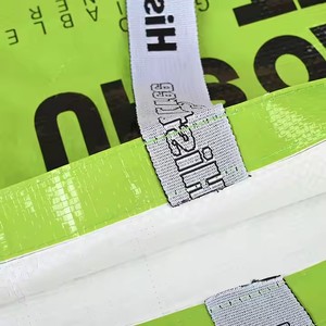 Factory Wholesale Duffel Bag Oversize Recyclable Nylon Double Handle Zipper Closure Customized Color Grocery Shopping Custom - Product Image 3