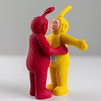 Série de parodies enfantines GK Trendy Toys, figurine modèle de jouet tendance parodiant les Teletubbies