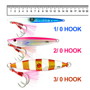 Amo da Pesca a Doppia Piastra in Ferro con Piume, Accessori per Attrezzatura da Pesca - Product Image 3