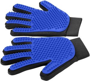 Silicone <b>Pet</b> Grooming Gloves TPR Dog <b>Bath</b> Brush for Hair Removal Sustainable & Charged for Cat Hair <b>Cleaning</b> & <b>Pet</b> Care Products - Product Image 1