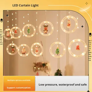 Xuyên biên giới mới dẫn bầu trời đầy sao băng dải đèn cho khách sạn trung tâm mua sắm phòng khách bầu không khí tăng cường ngày lễ giáng sinh - Product Image 2