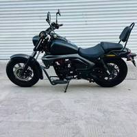 Moto Cruiser Rétro Américaine Lifan1 K19 Confortable pour la Conduite Droite en Ville