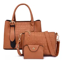 Set of Leather Bags for Women 3 in 1 New Collection 2022 