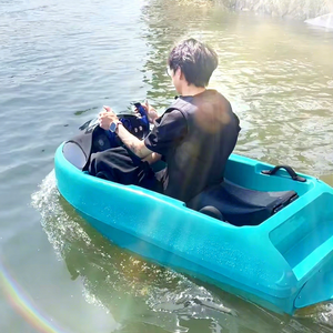 Mini kart à mousse motorisé de 18 kW, design élégant, <span class=keywords><strong>jet</strong></span> <span class=keywords><strong>ski</strong></span> aquatique calme et briseux, bateau <span class=keywords><strong>télécommandé</strong></span>, matériau en fibre de verre - Product Image 1