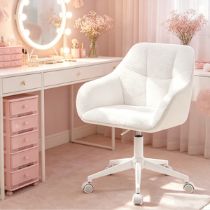 <span class=keywords><strong>Silla</strong></span> Giratoria de Materiales Mixtos al por Mayor con Revestimiento Exterior de Cuero y <span class=keywords><strong>Forro</strong></span> Interior Acogedor para Cuarto de Niñas y <span class=keywords><strong>Escritorio</strong></span> de Transmisión en Vivo - Product Image 1