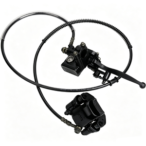 Ensemble de freins à disque hydrauliques arrière avec étrier de frein et plaquettes pour ATV <span class=keywords><strong>Quad</strong></span> de 50cc à 125cc - Product Image 3