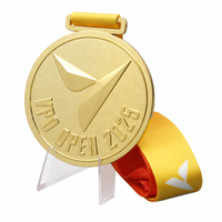 Médaille personnalisée en alliage de zinc doré, ronde, pour tournoi sportif, événement d'entreprise, récompense, souvenir de finisseur, OEM