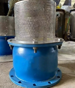 Vanne de refoulement d'eau industrielle et commerciale en acier au carbone à bride, à commande hydraulique manuelle, à piston composé, à bouton unique - Product Image 4