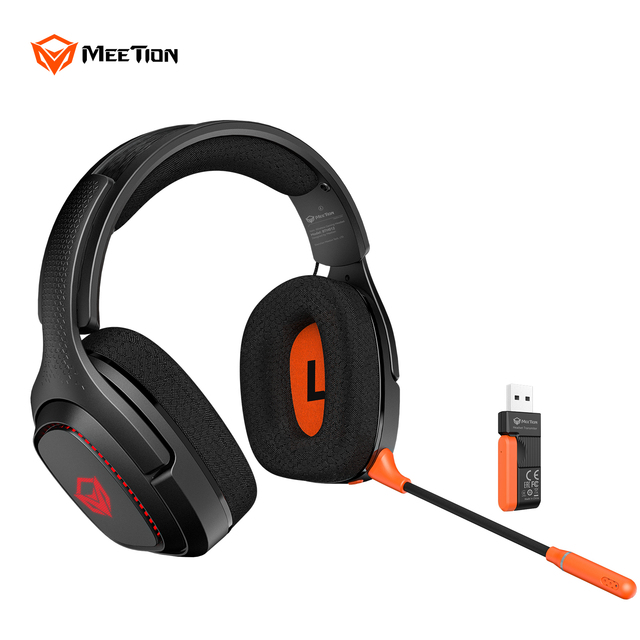 MEETION BTH012 Gaming Wireless Headset with ENC and 50mm Speaker Unit for HI FI Sound Quality Wired Wireless Gaming Headset