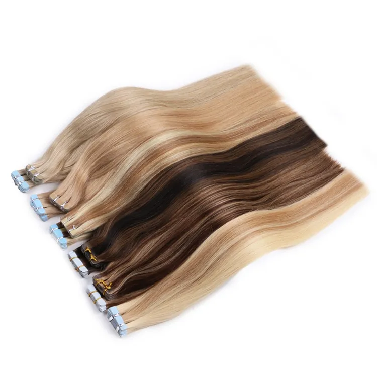 XUCHANG HARMONY HAIR 20 pollici 2.5 g/pezzo 50 g/pacco 100% nastro invisibile remy vergine umano puro nell'estensione dei capelli umani