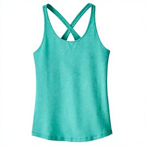 <b>Women's</b> Yoga Tank Top Regular Fit Reversible Breathable Eco-Friendly Spandex/Nylon Fitness <b>Singlet</b> - Product Image 1