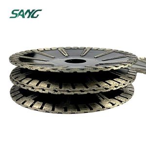 Lưỡi cưa kim cương cong 5 inch, lưỡi cưa cắt đá granite, lưỡi cưa kim cương hình chữ T, lưỡi cưa kim cương lồi Turbo dùng cho đá marble và granite - Product Image 4