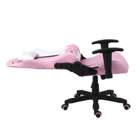Vente en gros d'ordinateur d'étude inclinable rose pour enfants, chaise de jeu de course pour enfants