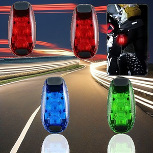 Luz Trasera LED para Bicicleta, Recargable, Impermeable, Portátil, Lámpara de Advertencia Trasera, Clip ABS, Luz de Seguridad para Ciclismo Nocturno - Product Image 2