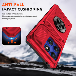 Funda para Teléfono <span class=keywords><strong>Motorola</strong></span> <span class=keywords><strong>Edge</strong></span> 50 50Pro 50Fusion, Diseño de Armadura, Material TPU+PC, Protección Anticaídas de 360 Grados, Soporte para Tarjetas - Product Image 3