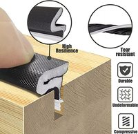 Bande d'étanchéité moderne en mousse PU insonorisante et isolante, type fente, coupe-vent, insonorisante, résistante aux chocs, inserts de fenêtre durables
