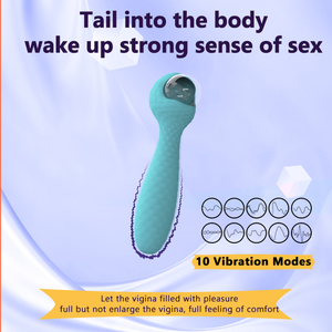 Vibrator Dildo Rechargeable Gagang Panjang untuk Wanita, Penjualan Langsung Pabrik - Product Image 6