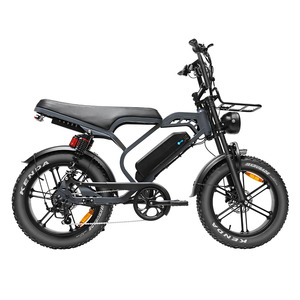 QMWHEE Bicicleta Eléctrica Nueva V20 Limitada 500W 48V 15.6Ah 20 Pulgadas Bicicleta Eléctrica con Doble Suspensión y Neumáticos Gruesos para Adultos - Product Image 3