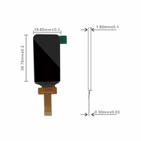 Modul Layar LCD TFT IPS 1,47 Inci 172x320 SPI Pengontrol ST7789P3 350 Nits untuk Jam Tangan Pintar dan Perangkat yang Dapat Dipakai