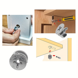 Ssr Zinc Cam Bolt Connector 15 Mm For Kitchen Bathroom Furniture Modern Design Easy Assemble - Product Image 5