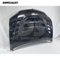 Capó de capó ventilado de fibra de carbono estilo voltios para Mitsubishi Lancer Evolution Evo 7 8 9