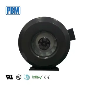Plastic Impeller 230/220VAC Waterproof IP55 315mm Ventilation Duct Backward centrifugal fan