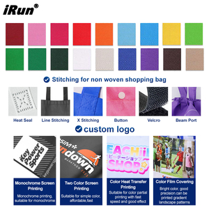 Bolsa de Regalo Personalizada IRun con Logotipo Impreso, Diseño de Animadora, Bolsa de Tela No Tejida con Asas para Mujer - Product Image 5