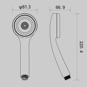 <span class=keywords><strong>OEM</strong></span>/ODM хромированная ABS пластиковая 1-функциональная ручная душевая кабина высокого давления современный комплект душевой насадки для душа 1,5 м крепление для ванной комнаты - Product Image 2