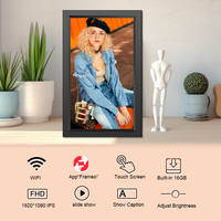 Frameo doğrudan tedarik fabrika 10.1 inç 16/32GB LCD dokunmatik ekran WIFI bulut MP4 Video formatı ip dijital fotoğraf çerçevesi