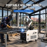 Robot de soudage flexible pour l'automatisation industrielle, cellule de soudage à l'arc pour machines de construction