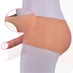 SXXY Lesbian <b>Dildo</b> Silicone Leather Pants Adult Sex Toys Solid Small <b>Dildo</b> Wearing Masturbation Stick - Product Image 3