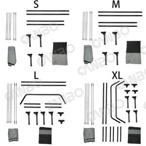Canbopet Op Maat Gemaakt Metalen <span class=keywords><strong>Frame</strong></span> Buiten Verhoogd Hondenkattenbed Met Luifel - Product Image 3