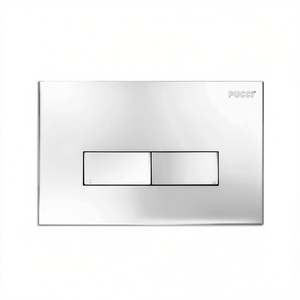 Placa de cisterna empotrada Pucci Eco cromada 29x20 cm con marco - Product Image 3