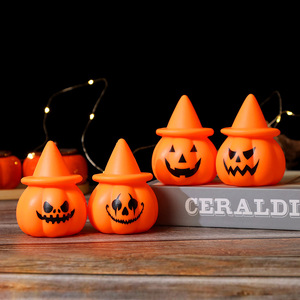 Linterna de calabaza de Halloween, juguete con luz LED, decoración portátil para fiesta, regalo para niños - Product Image 3