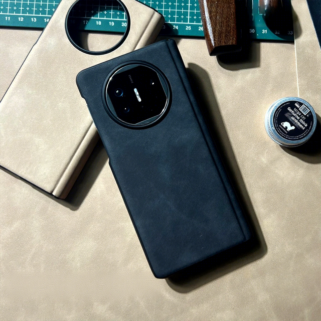 For Mate X5 Leather Phone Case Collector's Edition Handmade Custom Magnetic Drop-Resistant High-End Business Non-Slip Unisex
